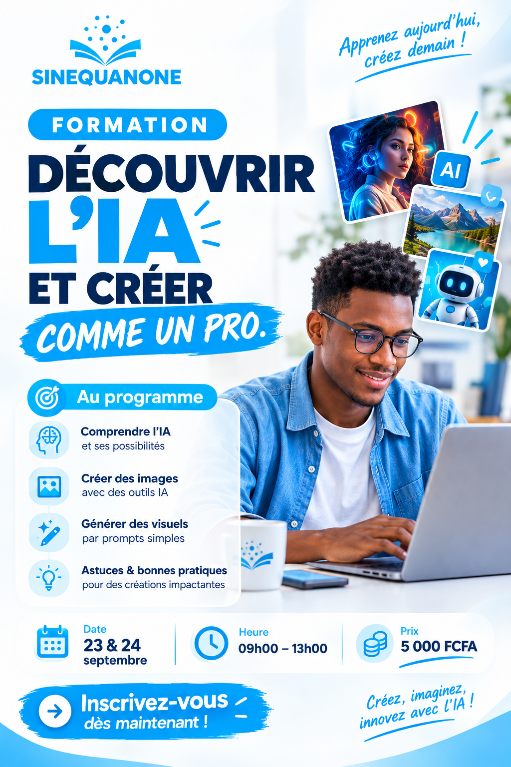 Découvrir l’IA et créer comme un pro